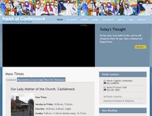 Tablet Screenshot of castleknockparish.ie